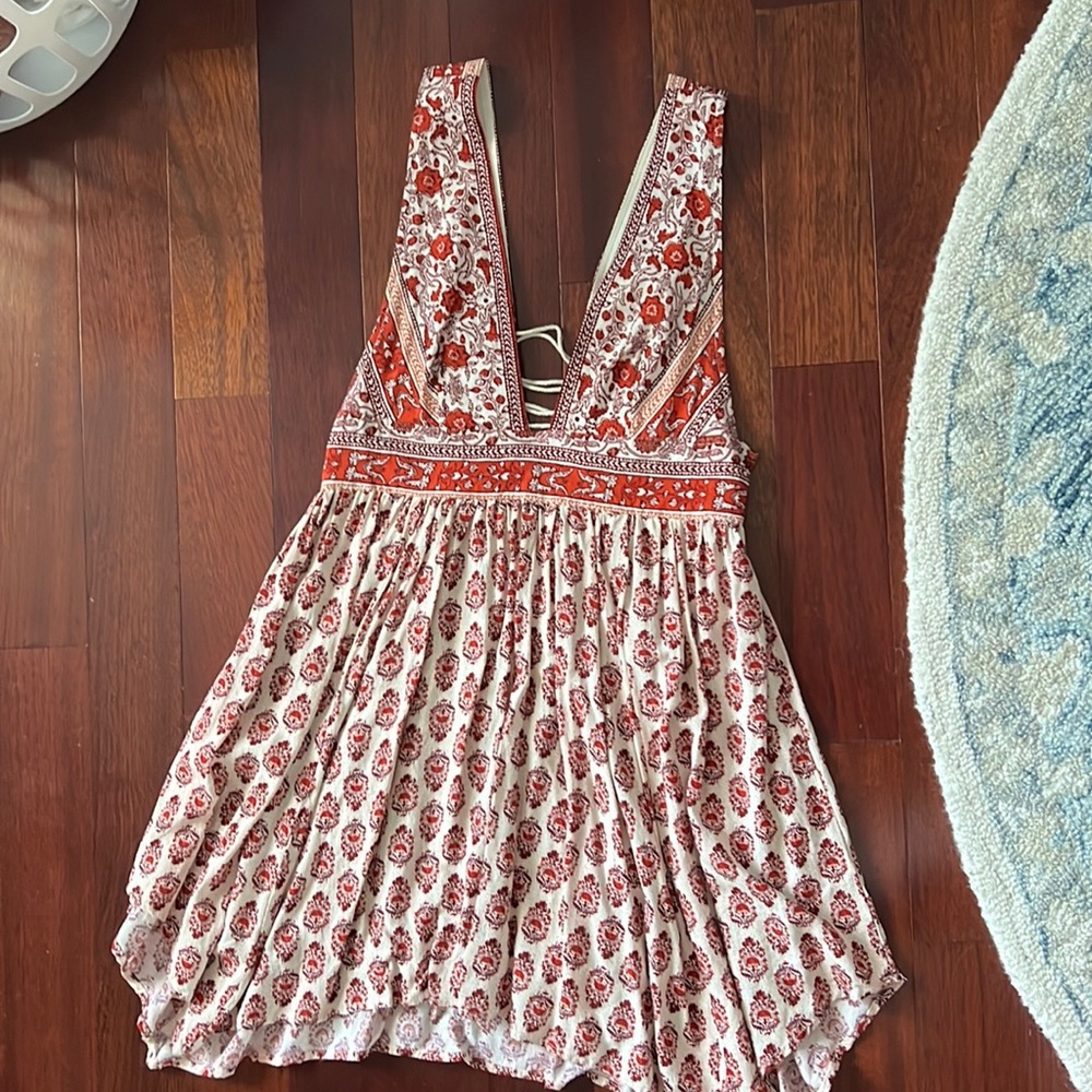BOHO BACK TIE DRESS
